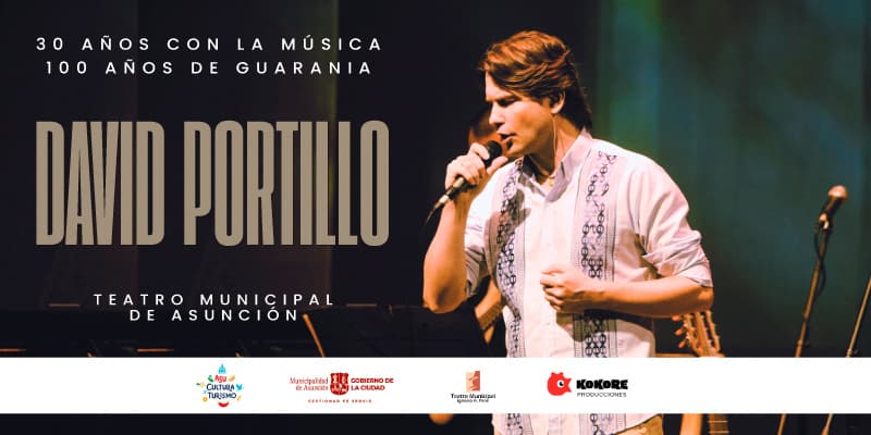 Imagen del evento DAVID PORTILLO 30 años con la música – 100 años de guarania