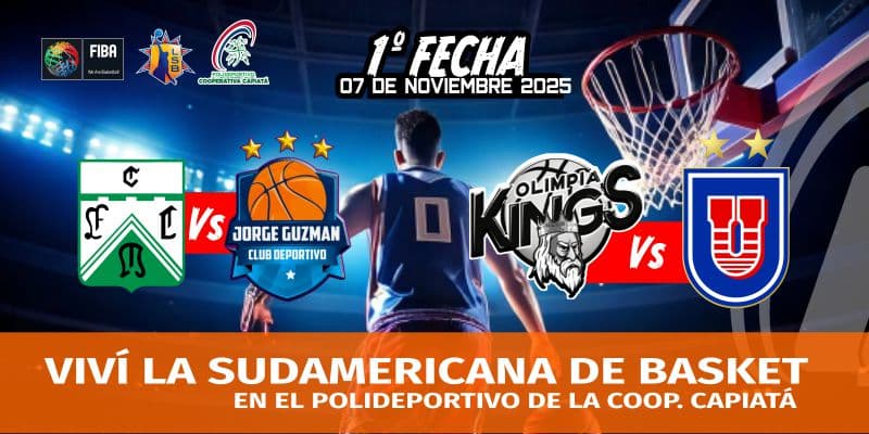 Imagen del evento LIGA SUDAMERICANA DE BASQUETBALL GRUPO E CUARTO DE FINAL