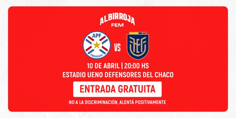 Imagen del evento Paraguay vs Ecuador - Liga Naciones Femenino