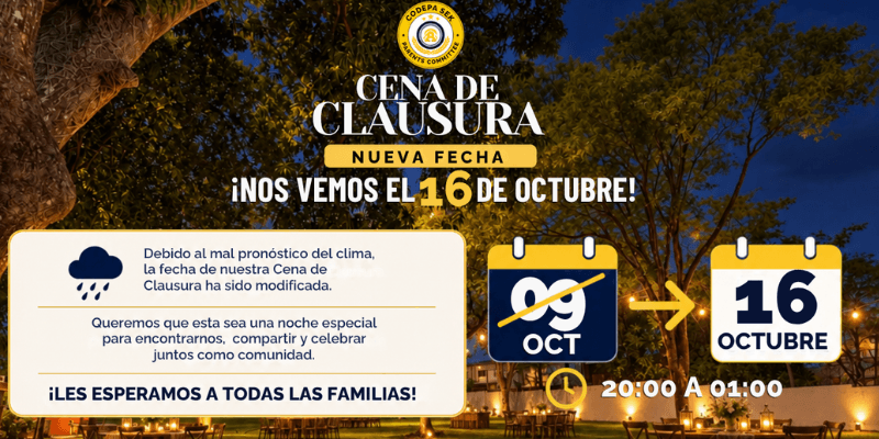 Imagen del evento Cena de Clausura SEK