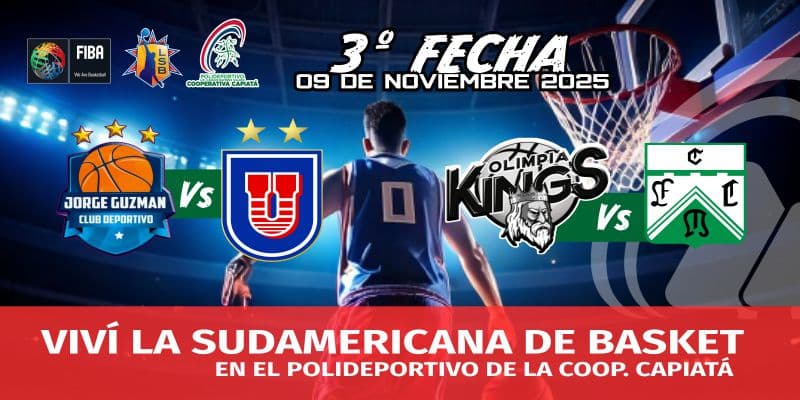 Imagen del evento LIGA SUDAMERICANA DE BASQUETBALL GRUPO E CUARTO DE FINAL
