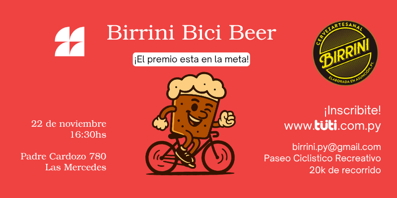 Imagen del evento Birrini Bici Beer