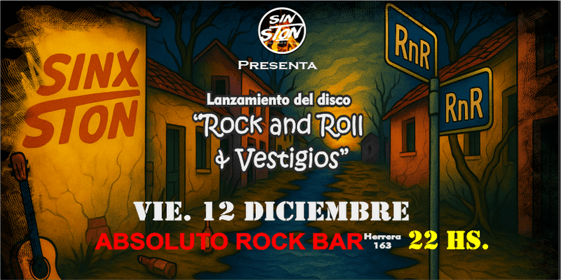 Imagen del evento Lanzamiento del Disco “Rocanroles & Vestigios”