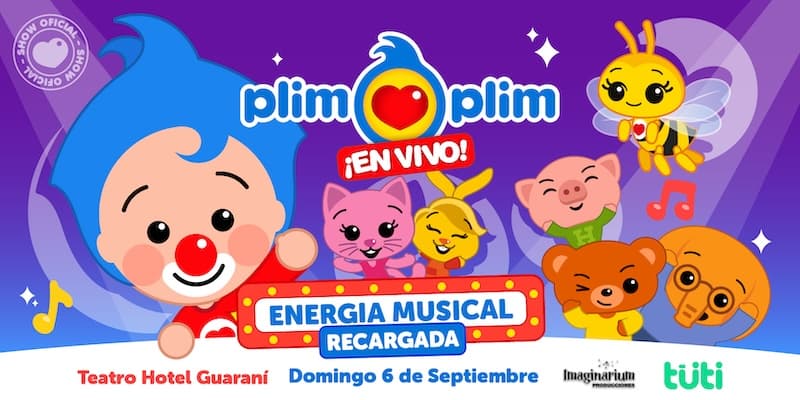 Imagen del evento PLIM PLIM, ENERGÍA MUSICAL RECARGADA