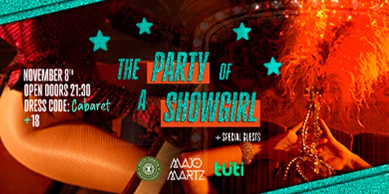 Imagen del evento THE PARTY OF A SHOWGIRL