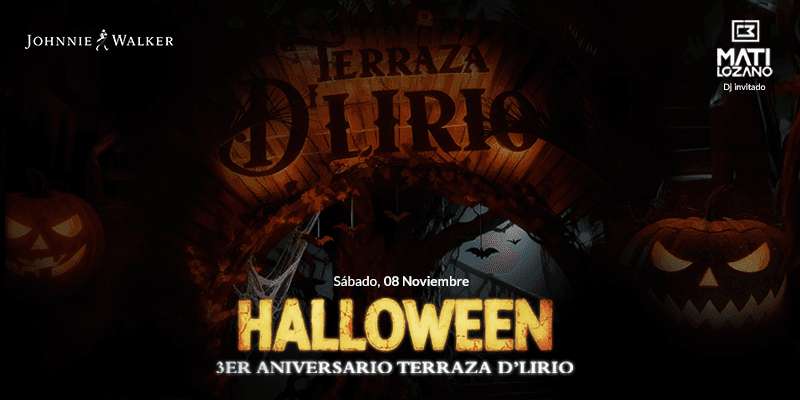 Imagen del evento Halloween Terraza D’lirio Aniversario