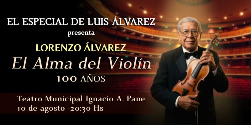 Imagen del evento Lorenzo Alvarez, El Alma del Violín, 100 años