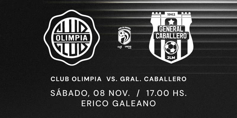 Imagen del evento OLIMPIA VS. General Caballero
